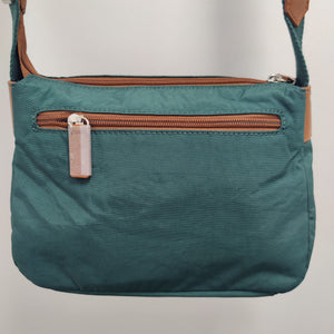 1651 Nylon Forest Green/Tan Spirit Bag