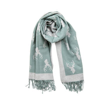 Load image into Gallery viewer, Ladies Stag Print Scarf
