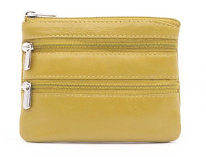0-328 Zip top coin purse