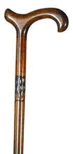 Beech Derby Milled Collar Walking Stick 3204