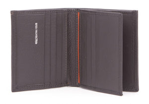 6-10 Black Leather Mens Wallet