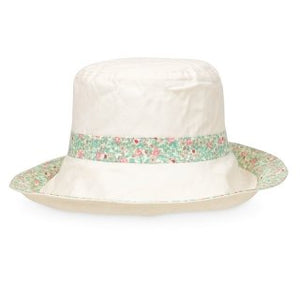 Ladies Reversible Floral Print Sun Hat