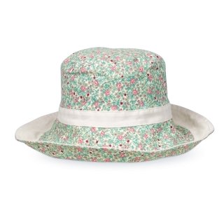 Ladies Reversible Floral Print Sun Hat