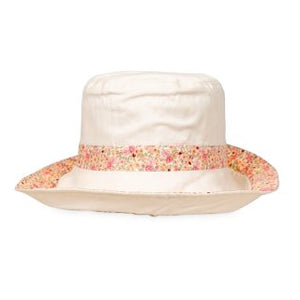 Ladies Reversible Floral Print Sun Hat