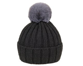 Faux Fur Bobble Hat