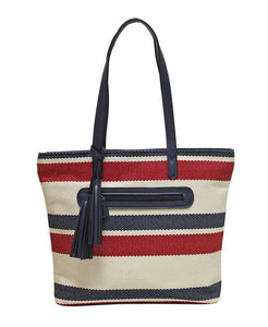 Envy Foxglove PU Canvas Shoulderbag