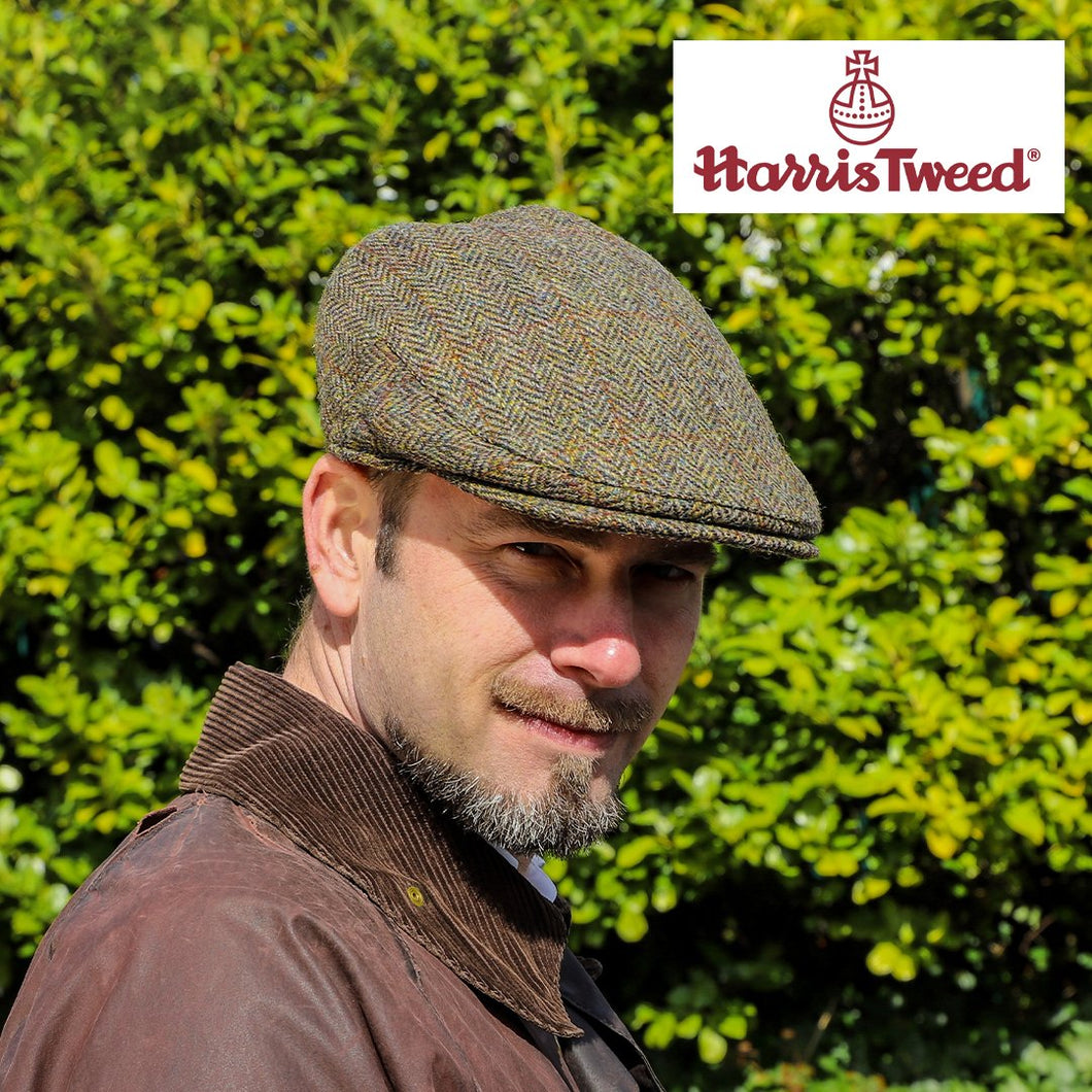 Harris Tweed Flat Cap Cheshire – Pugh and Son