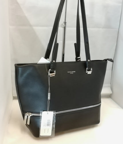 Vegan leather handbag DAVID JONES Black in Vegan leather - 20057115