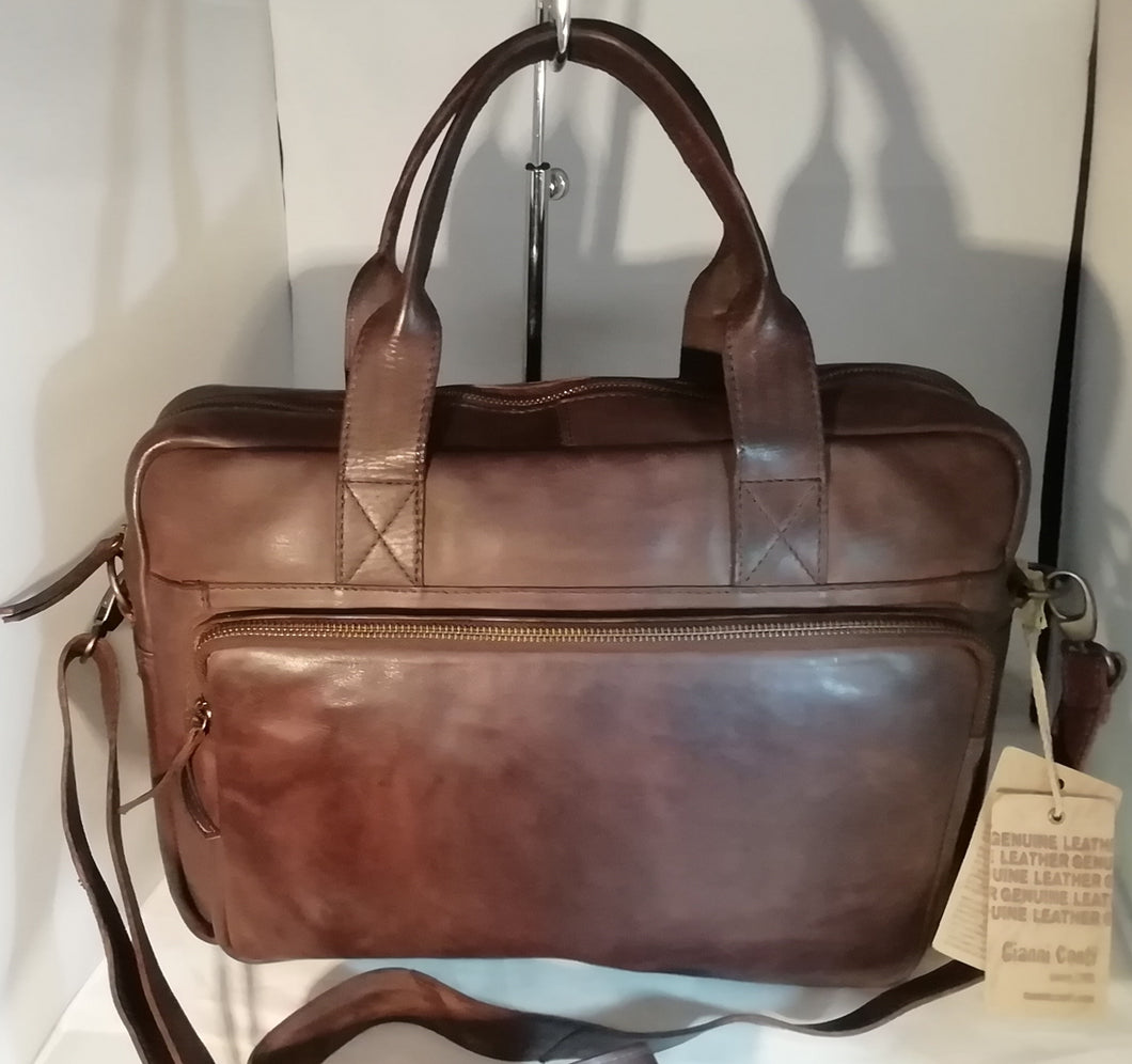 Gianni Conti 4101266 Leather Briefcase