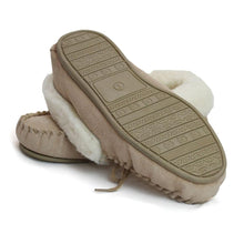 Load image into Gallery viewer, Ladies Real Sheepskin Lined Moccasins
