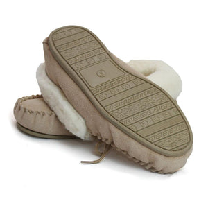 Ladies Real Sheepskin Lined Moccasins