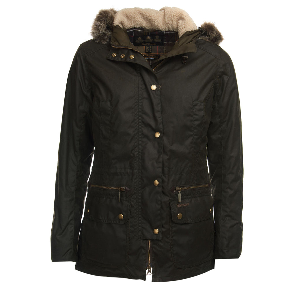 Barbour Ladies Waxed Kelsall Waxed Parka
