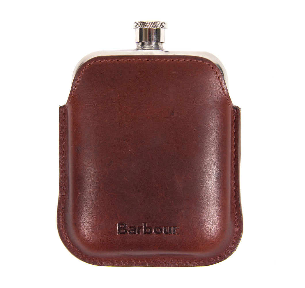 Barbour Waxed Leather Flask