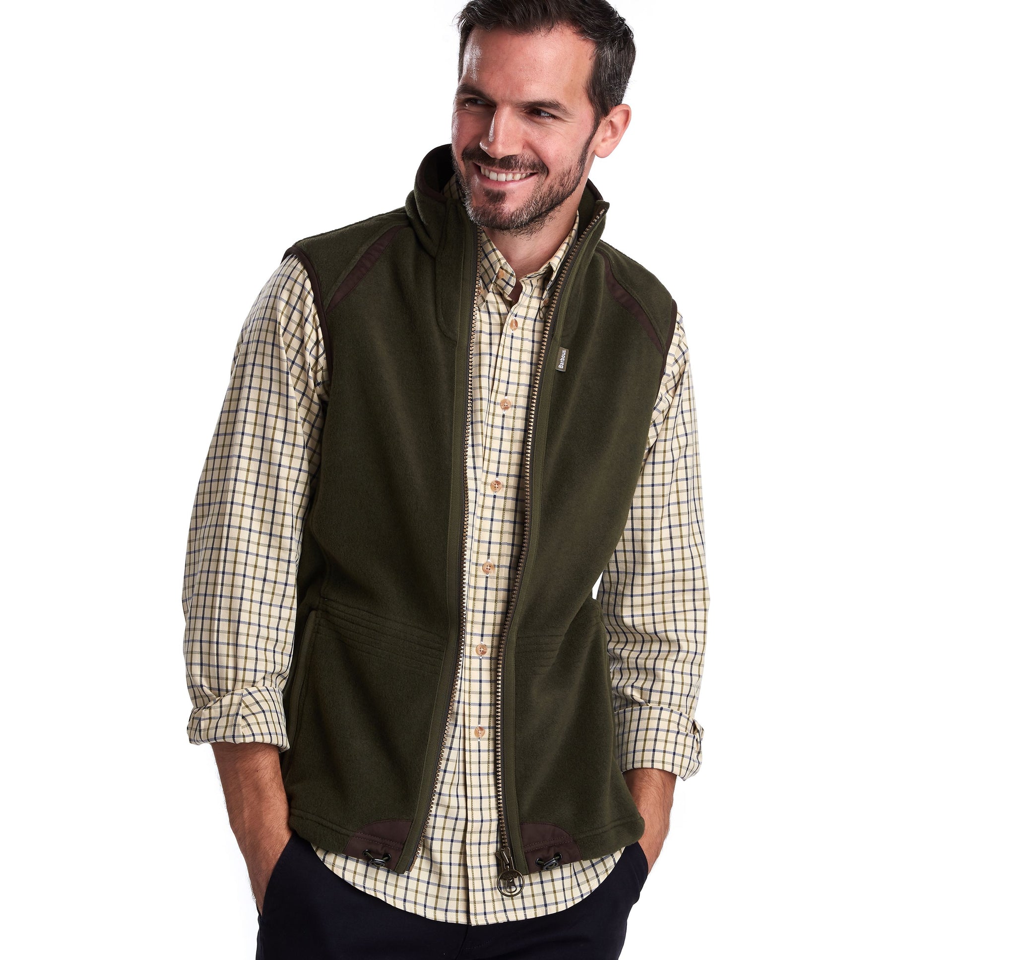 Barbour langdale gilet olive shop
