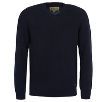 Load image into Gallery viewer, Barbour Navy V Neck Nelson Jumper
