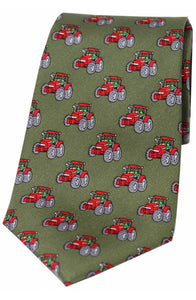 Country Tractor Silk Tie