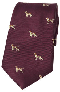 Country Pointer  Silk Tie