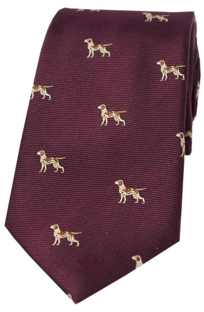 Country Pointer  Silk Tie