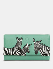 Load image into Gallery viewer, Y1030 Zebra Leather Purse
