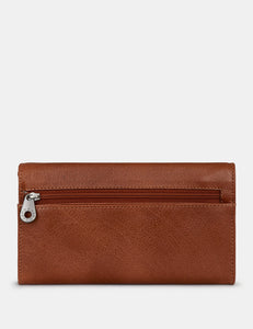 Spice of Life Flap Over Leather Purse