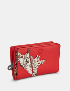 Y1089 Leather Giraffe Purse