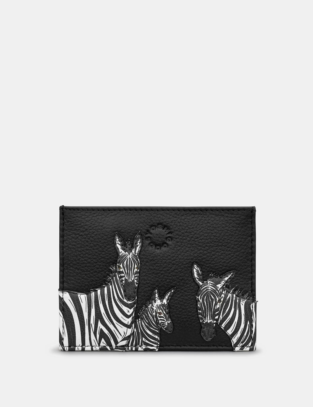 Yoshi Zebra Leather Card Holder