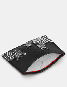 Yoshi Zebra Leather Card Holder