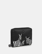Load image into Gallery viewer, Y1256 Zebra Zip Round Purse
