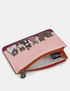 Y1321 Party Cats Leather Purse