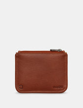 Load image into Gallery viewer, Leather Tea And Biscuits Zip Top Purse
