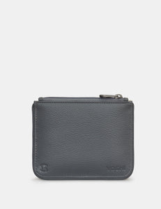 Leather Zip Top Elephant Family Purse