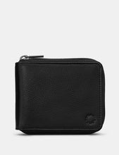 Load image into Gallery viewer, Zip Round Leather Wallet
