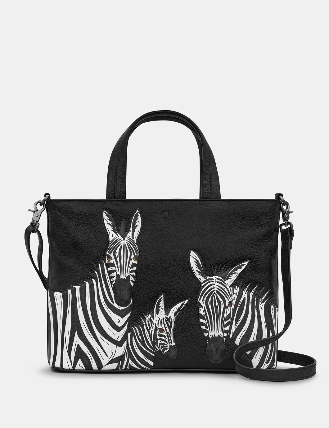 Zebra Grab Handle Bag