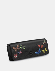 Y4308 Amongst Butterflies Flap Over Glasses Case