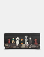 Load image into Gallery viewer, Yoshi Bark to Bark Black Flap Over Glasses Case
