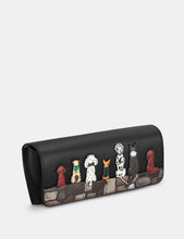 Load image into Gallery viewer, Yoshi Bark to Bark Black Flap Over Glasses Case

