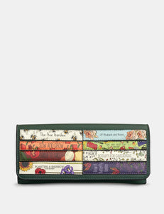 Y4308 Greenfingers Bookworm Flap-over Leather Glasses Case