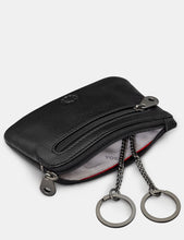 Load image into Gallery viewer, Zip Top Leather Keycase

