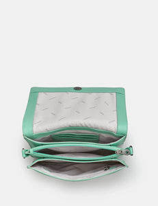 Zebra Flap Over Bag - Green