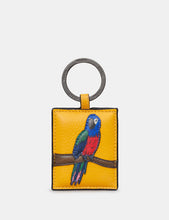 Load image into Gallery viewer, YKR Pandemonium Of Parrots Leather Keyring
