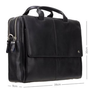 Visconti Anderson - 15" Leather Laptop Bag