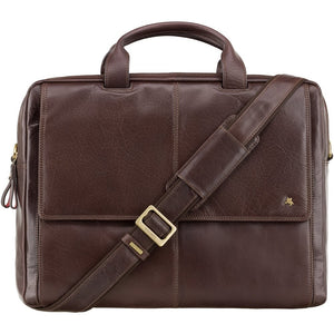 Visconti Anderson - 15" Leather Laptop Bag