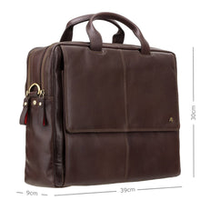 Load image into Gallery viewer, Visconti Anderson - 15&quot; Leather Laptop Bag
