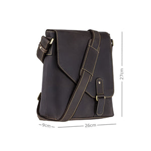 Visconti Aspin - Leather Messenger Bag