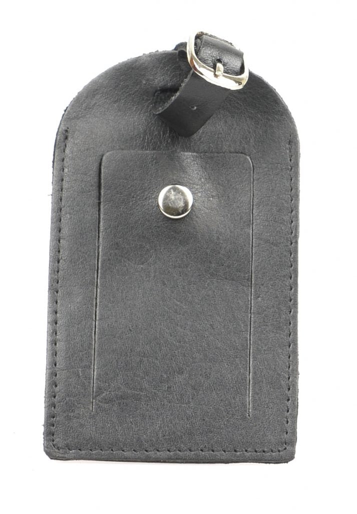 Golunski Leather Luggage Label