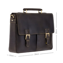 Load image into Gallery viewer, Visconti Berlin - Leather Briefcase
