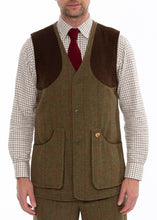 Load image into Gallery viewer, Alan Paine Combrook Mens Tweed Shooting Waistcoat
