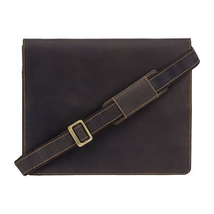 Visconti Harvard L Leather Messenger Bag Pugh and Son