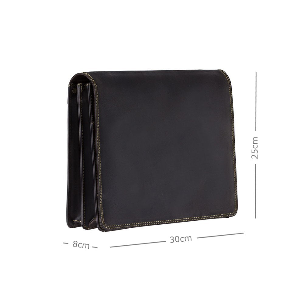 Visconti Harvard (M) - Leather Messenger Bag