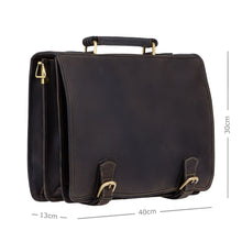 Load image into Gallery viewer, Visconti Hulk - Large Leather Briefcase
